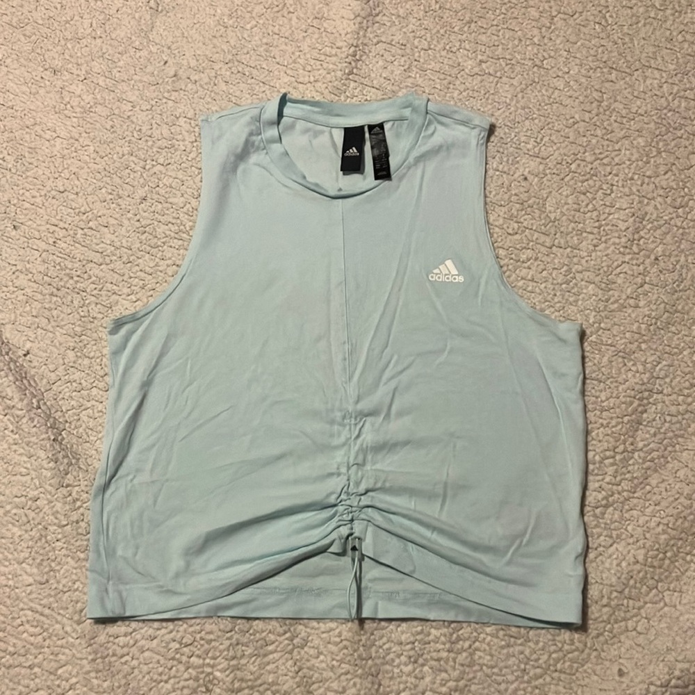 Adidas cropped tank top